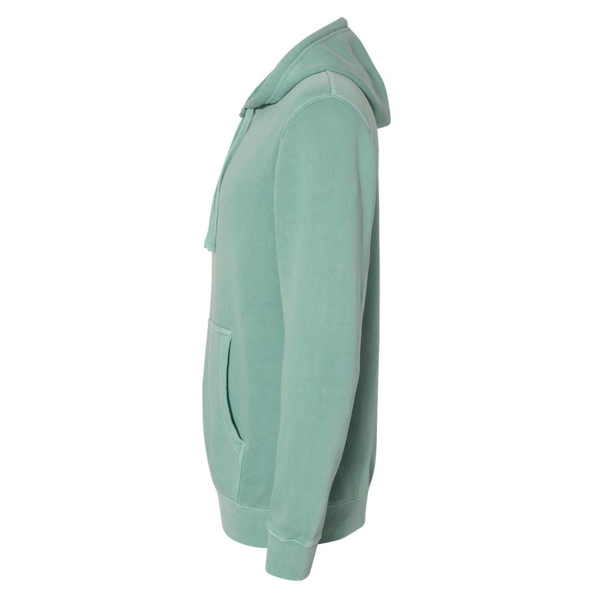 Pigment Black Sweatshirt - Independent Trading Co. - Heavyweight Dyed
