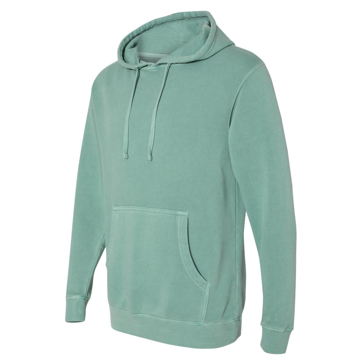Pigment Black Sweatshirt - Independent Trading Co. - Heavyweight Dyed