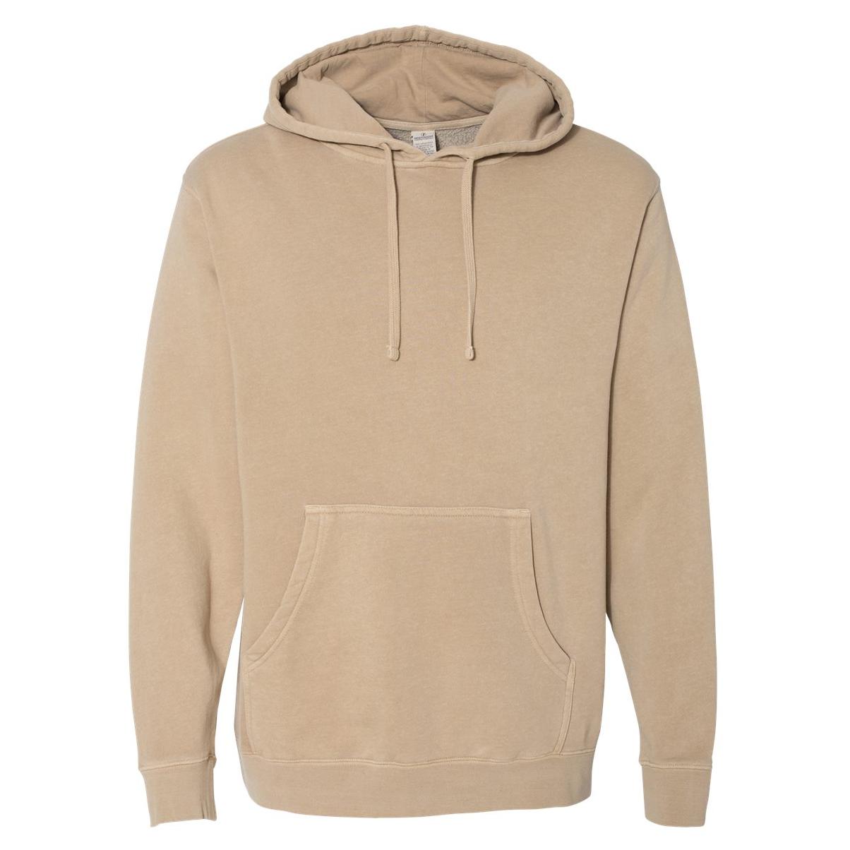 Pigment Black Sweatshirt - Independent Trading Co. - Heavyweight Dyed