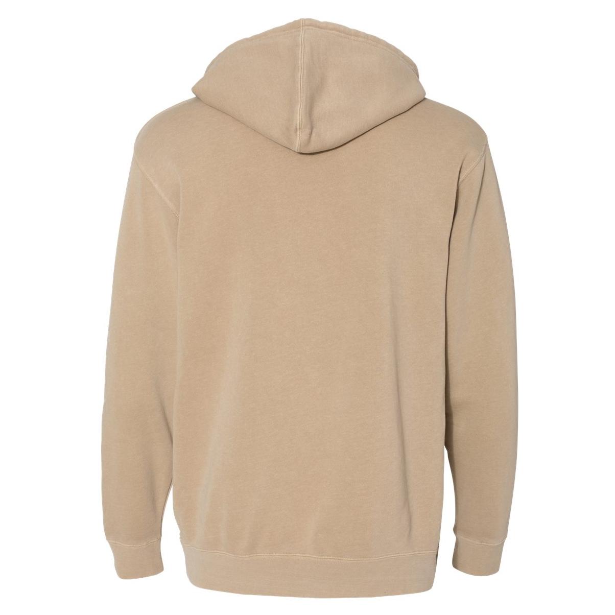 Pigment Black Sweatshirt - Independent Trading Co. - Heavyweight Dyed