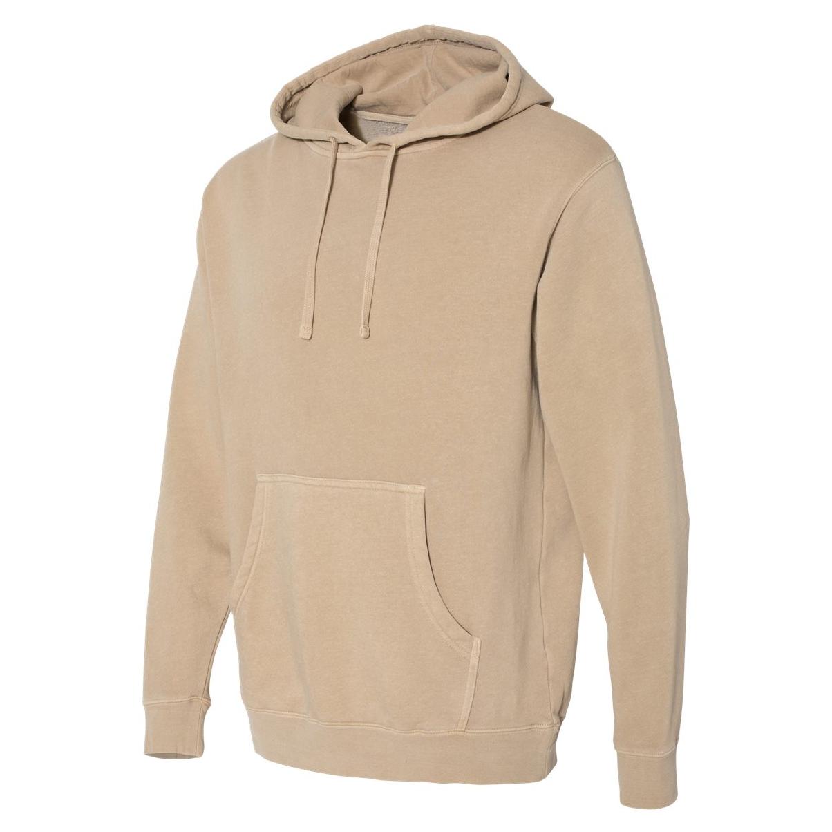 Pigment Black Sweatshirt - Independent Trading Co. - Heavyweight Dyed
