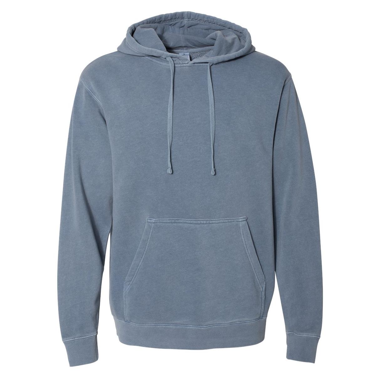 Pigment Black Sweatshirt - Independent Trading Co. - Heavyweight Dyed