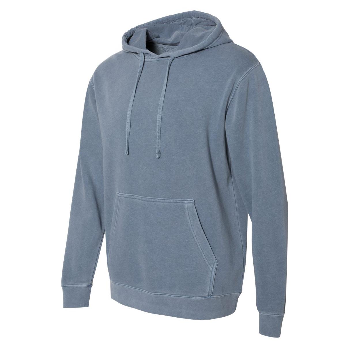 Pigment Black Sweatshirt - Independent Trading Co. - Heavyweight Dyed