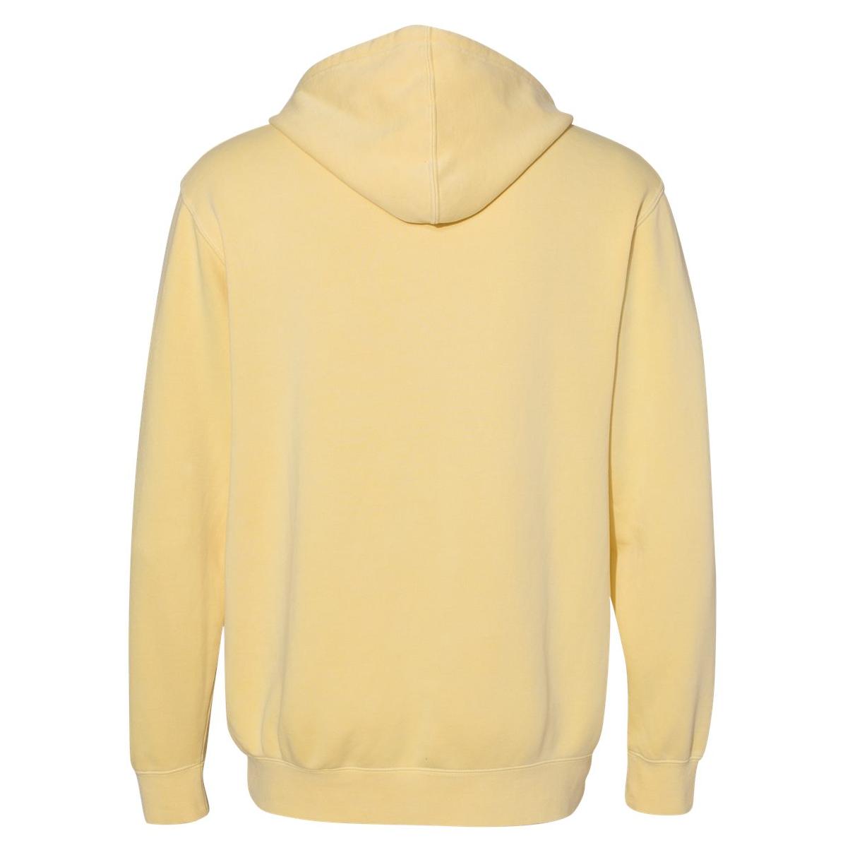Pigment Black Sweatshirt - Independent Trading Co. - Heavyweight Dyed