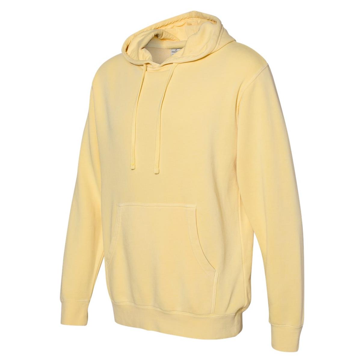 Pigment Black Sweatshirt - Independent Trading Co. - Heavyweight Dyed