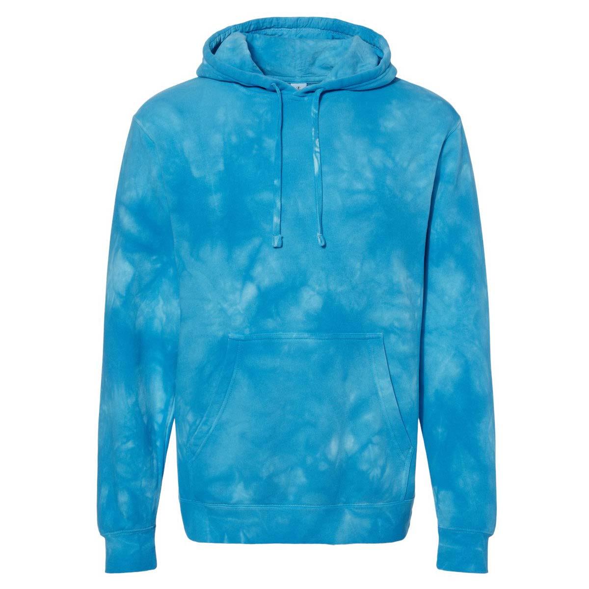 Tie Dye Black Sweatshirt - Independent Trading Co. - Stylish Fit
