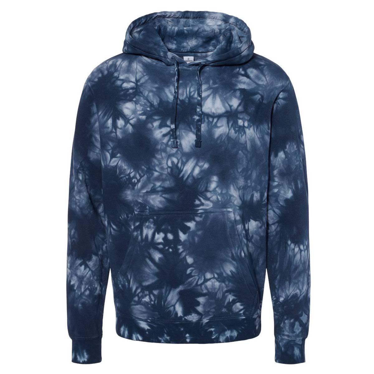Tie Dye Black Sweatshirt - Independent Trading Co. - Stylish Fit