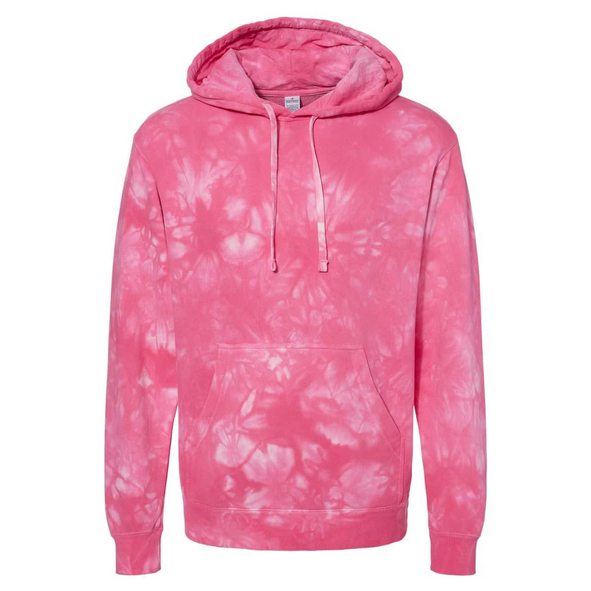 Tie Dye Black Sweatshirt - Independent Trading Co. - Stylish Fit