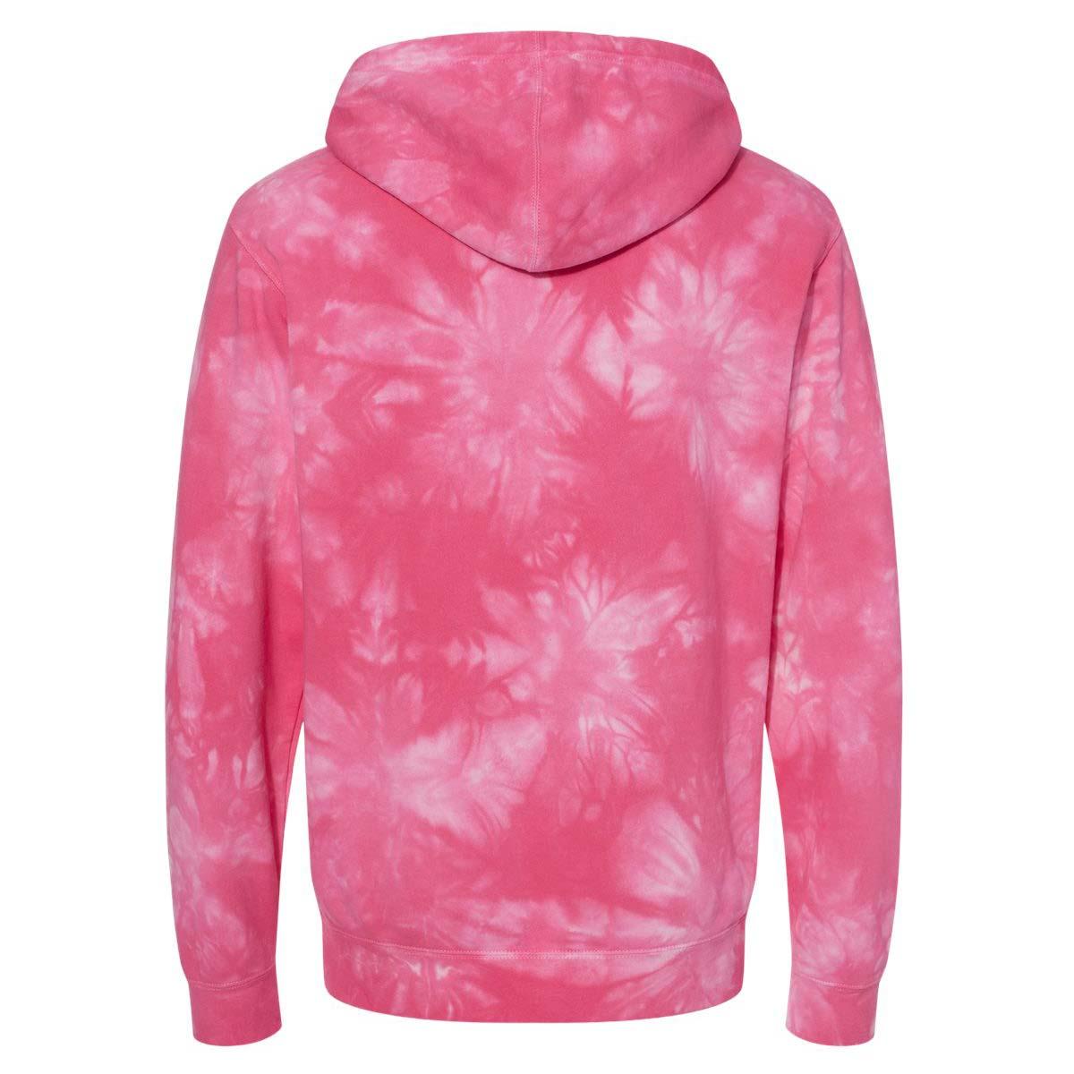 Tie Dye Black Sweatshirt - Independent Trading Co. - Stylish Fit