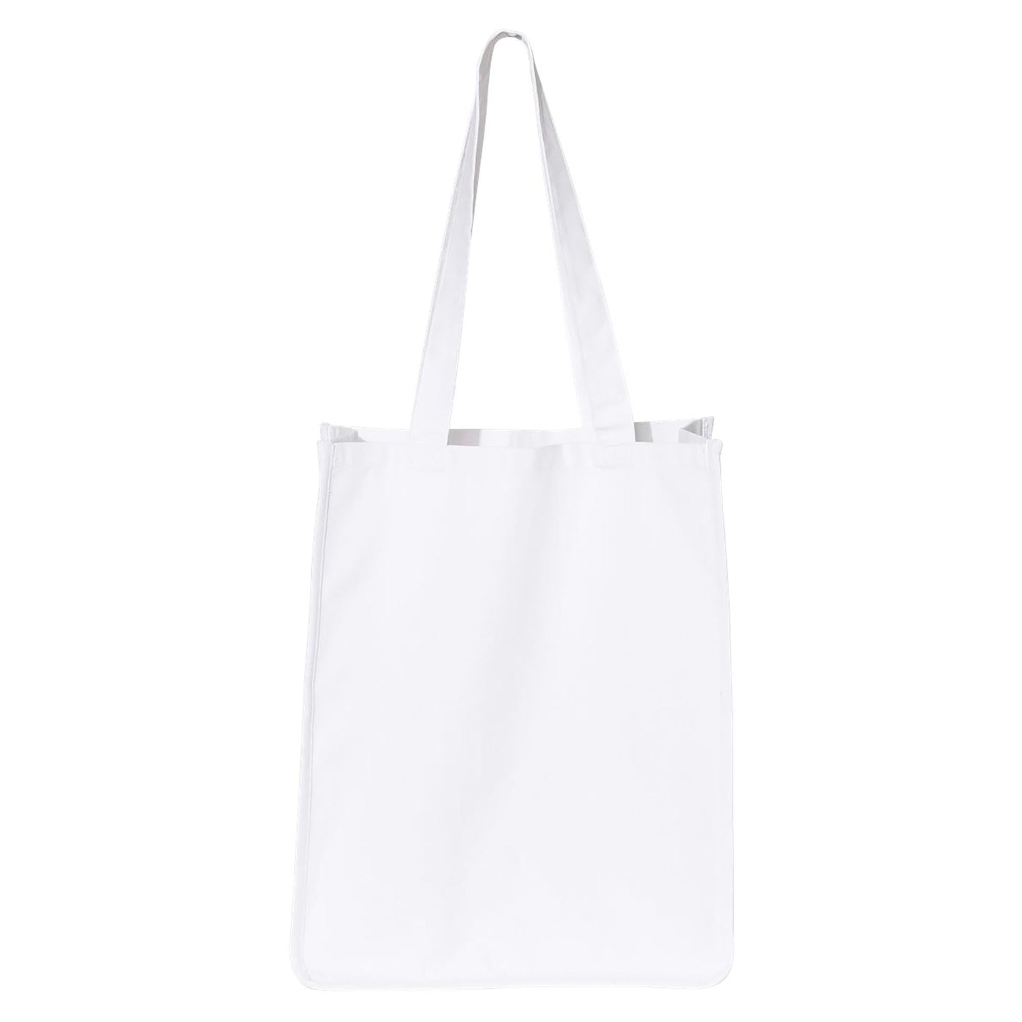 Black Tote Bags - Q-Tees - Heavy Cotton Canvas