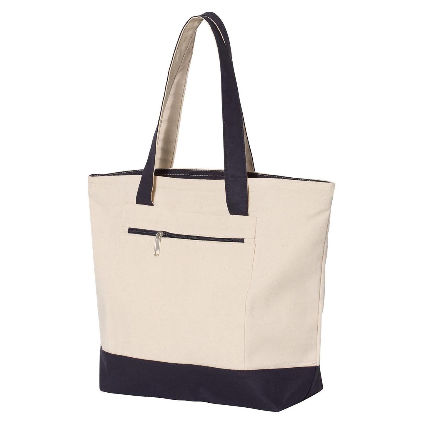 Natural Tote Bag - Q-Tees - Heavy Cotton Canvas