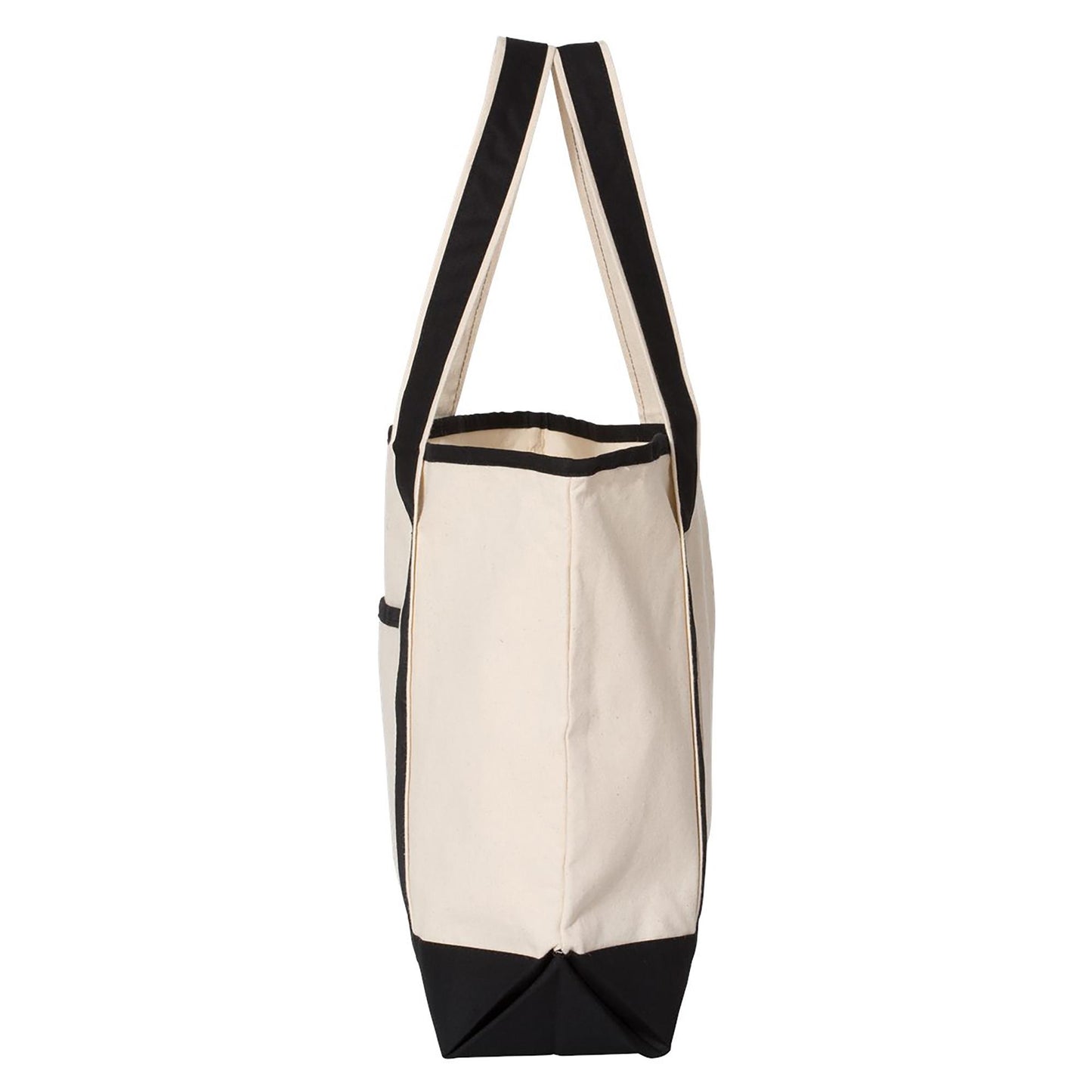 Natural Tote Bag - Q-Tees - Heavy Canvas Construction