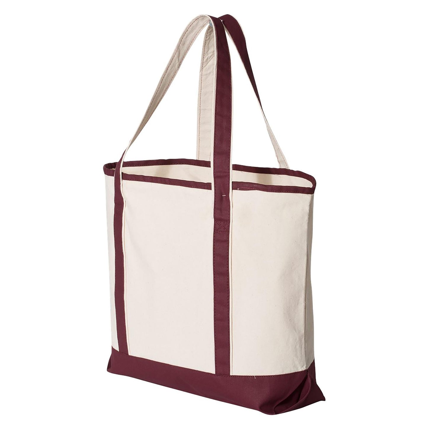 Natural Tote Bag - Q-Tees - Heavy Canvas Construction