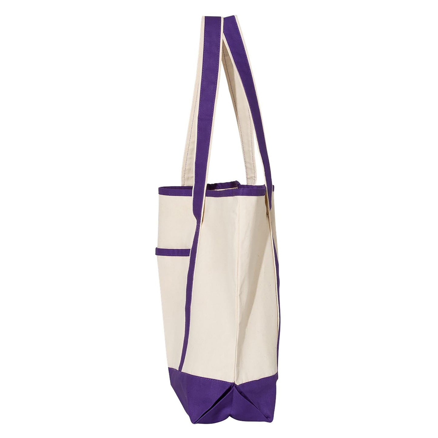 Natural Tote Bag - Q-Tees - Heavy Canvas Construction