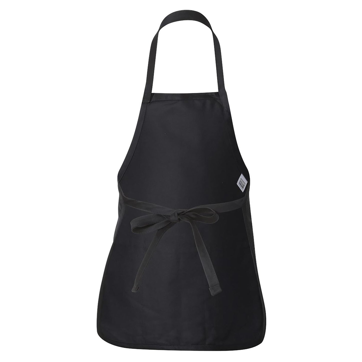 Black Aprons - Q-Tees - Full-Length With Pouch Pocket