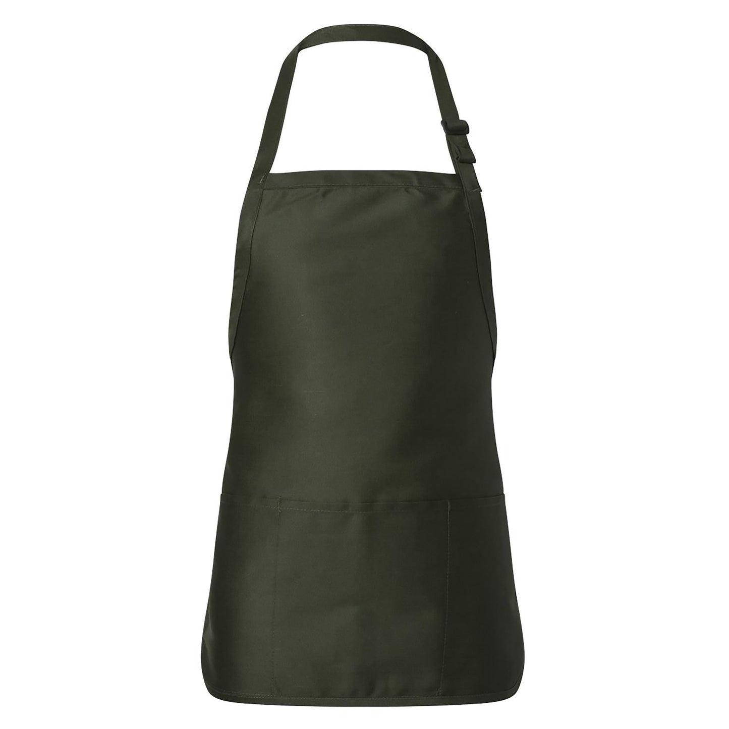 Black Aprons - Q-Tees - Full-Length With Pouch Pocket