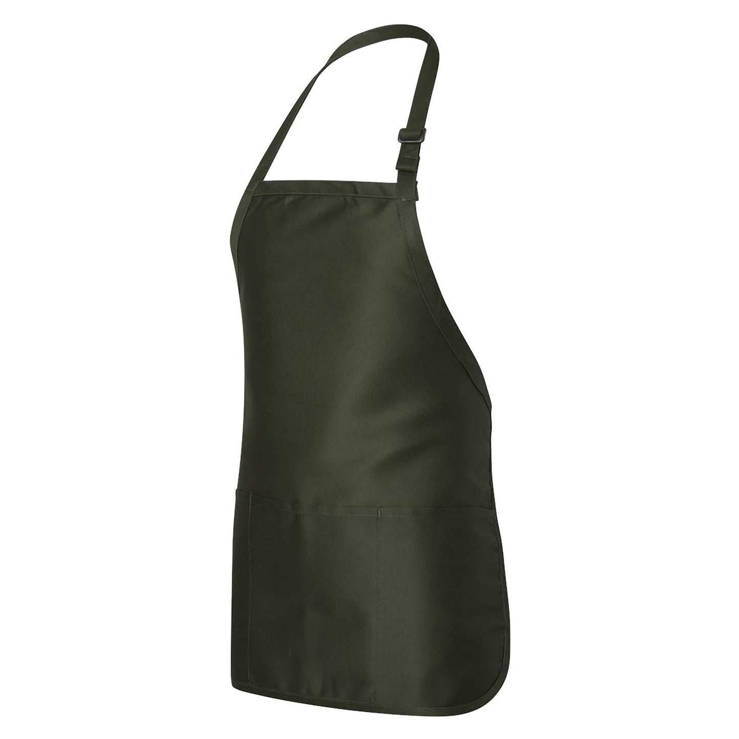 Black Aprons - Q-Tees - Full-Length With Pouch Pocket