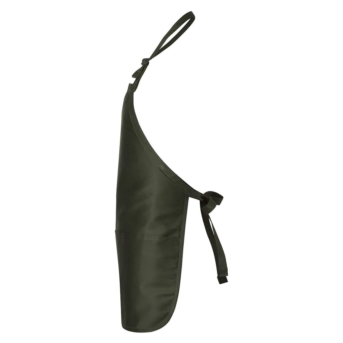 Black Aprons - Q-Tees - Full-Length With Pouch Pocket