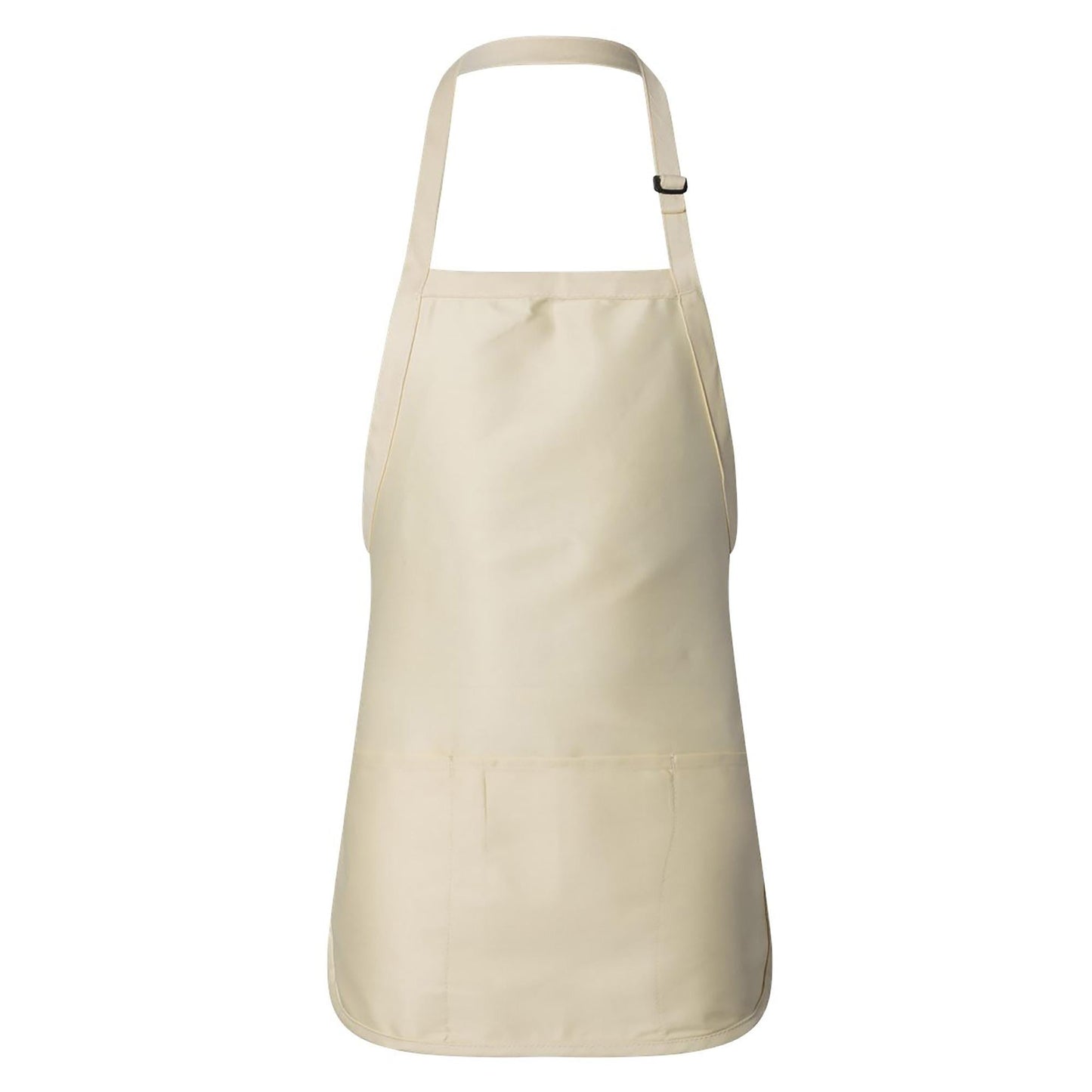 Black Aprons - Q-Tees - Full-Length With Pouch Pocket