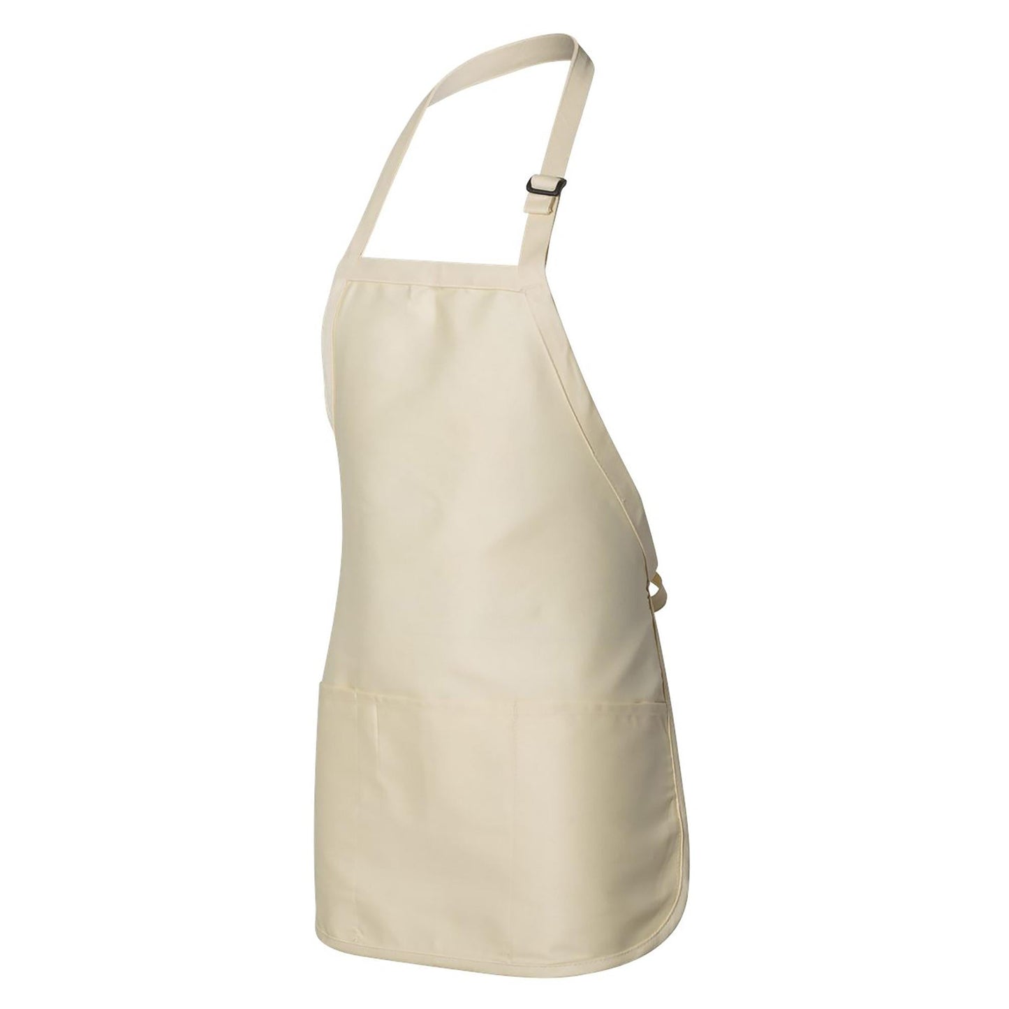 Black Aprons - Q-Tees - Full-Length With Pouch Pocket