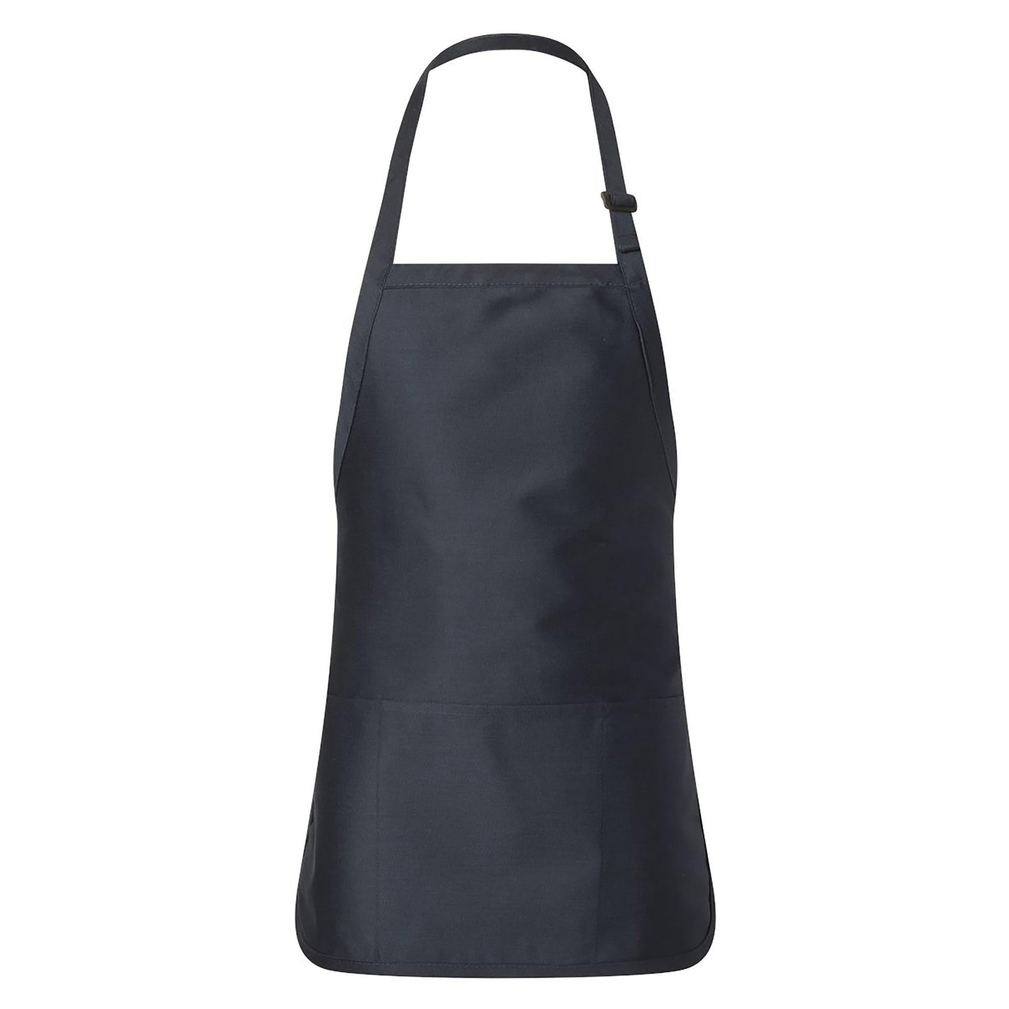 Black Aprons - Q-Tees - Full-Length With Pouch Pocket