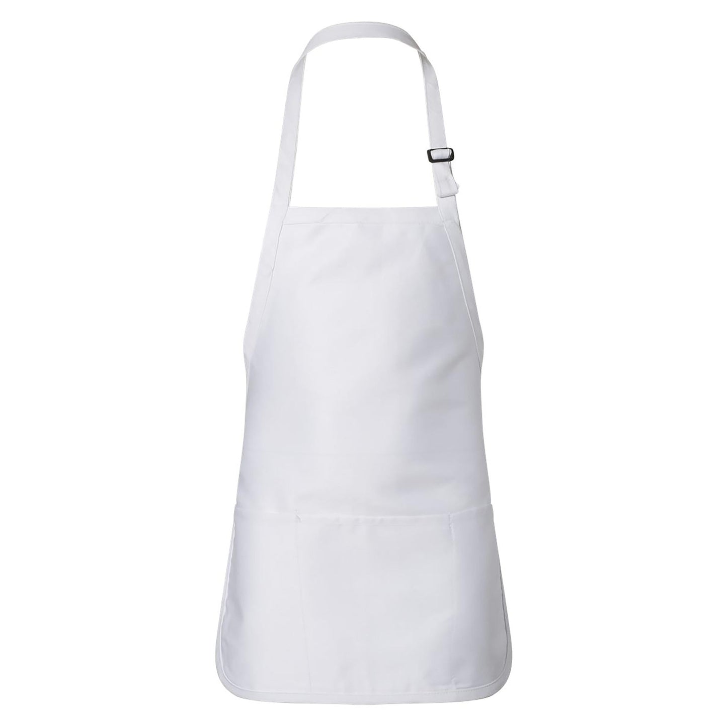 Black Aprons - Q-Tees - Full-Length With Pouch Pocket