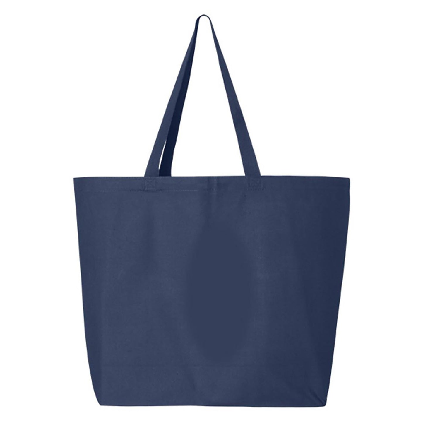 Black Tote Bag - Q-Tees - Durable Cotton Canvas