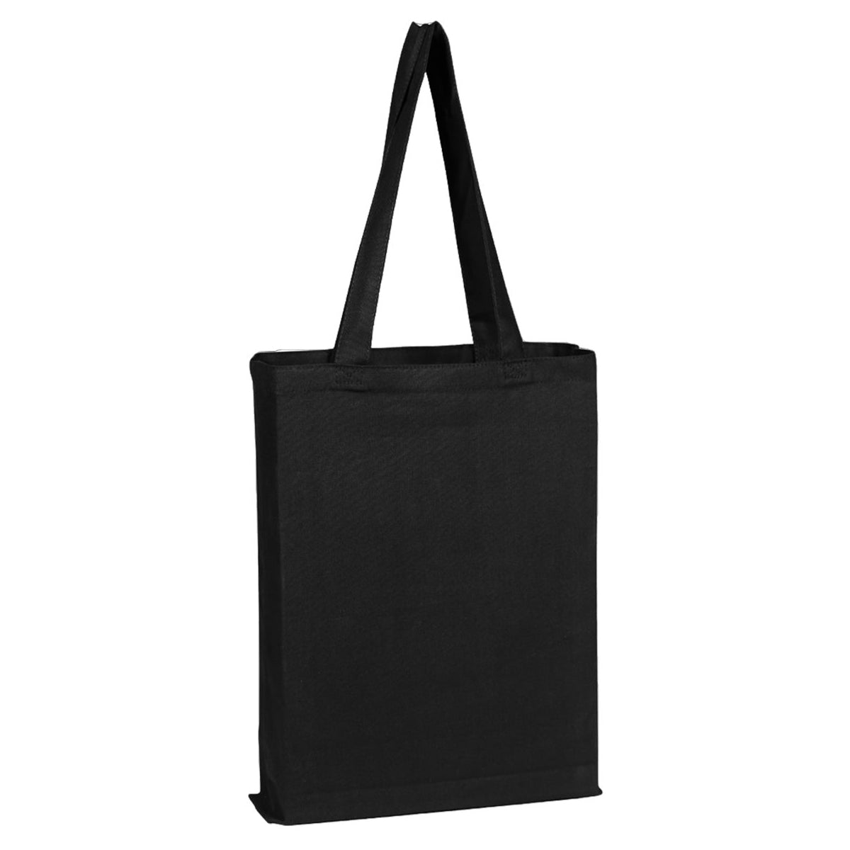 Black Tote Bags - Q-Tees - Heavy Canvas Durable