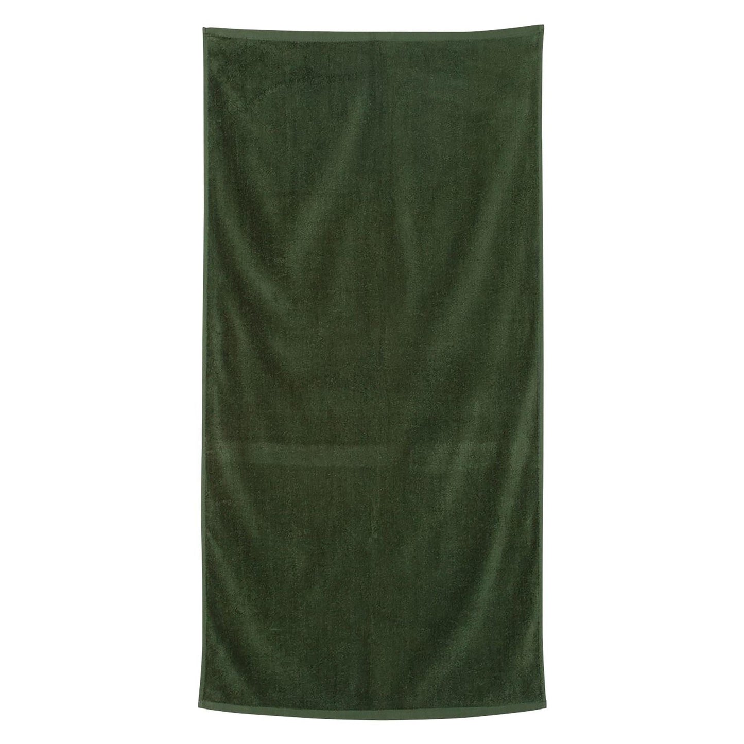 Black Velour Beach Towel - Q-Tees - Soft Cotton