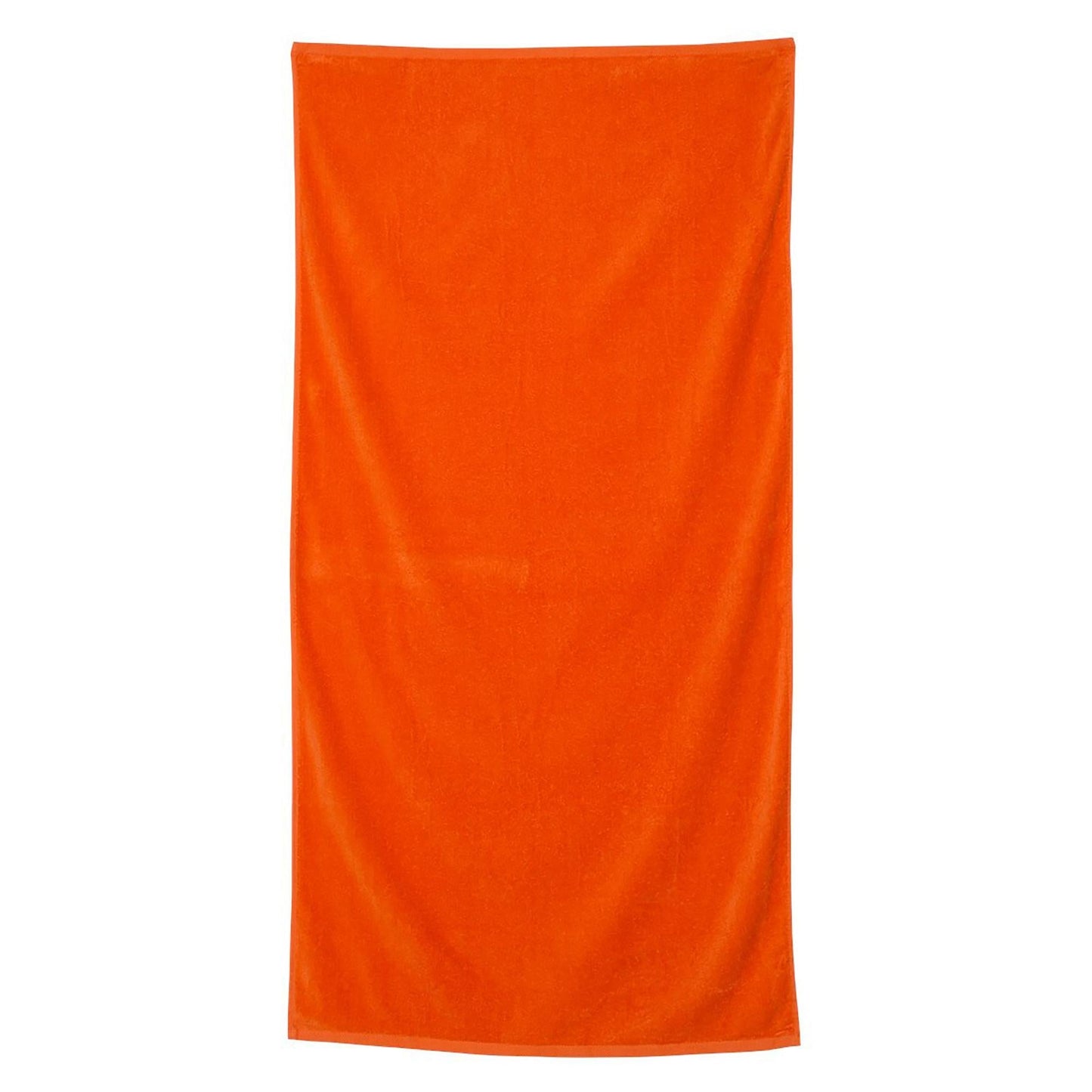 Black Velour Beach Towel - Q-Tees - Soft Cotton
