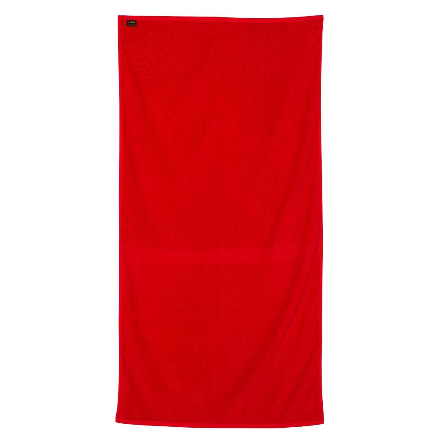 Black Velour Beach Towel - Q-Tees - Soft Cotton