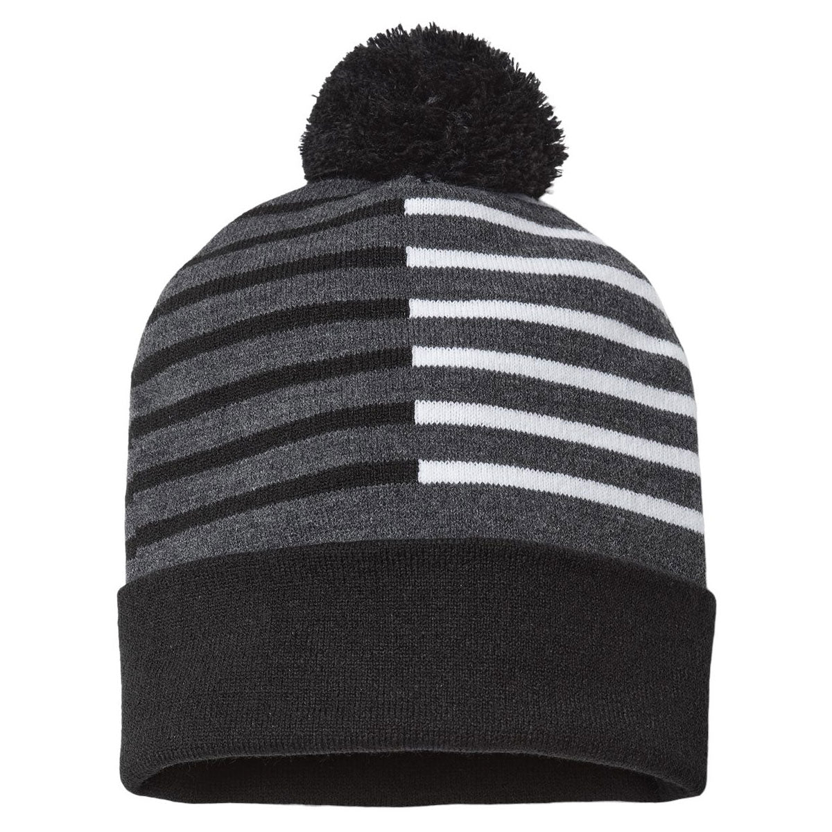 Black/White Beanies - Cap America - Stylish Knit