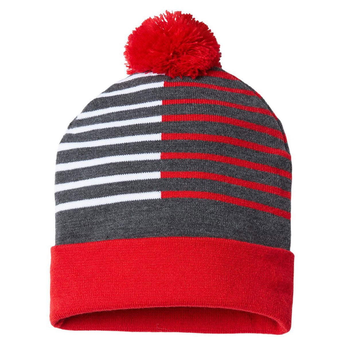 Black/White Beanies - Cap America - Stylish Knit