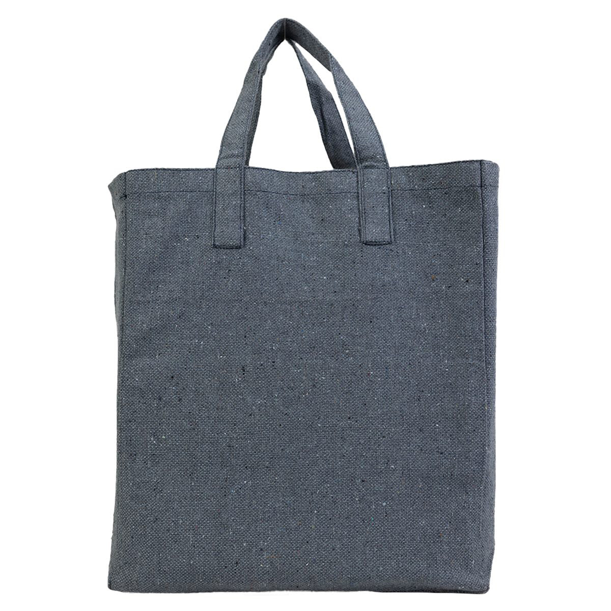 Black Tote Bags - Q-Tees - Recycled Canvas Material