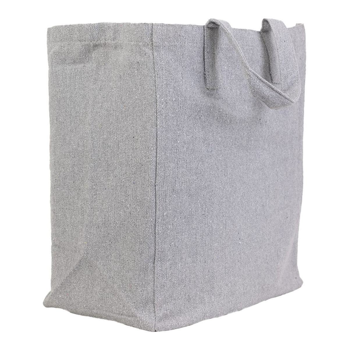 Black Tote Bags - Q-Tees - Recycled Canvas Material