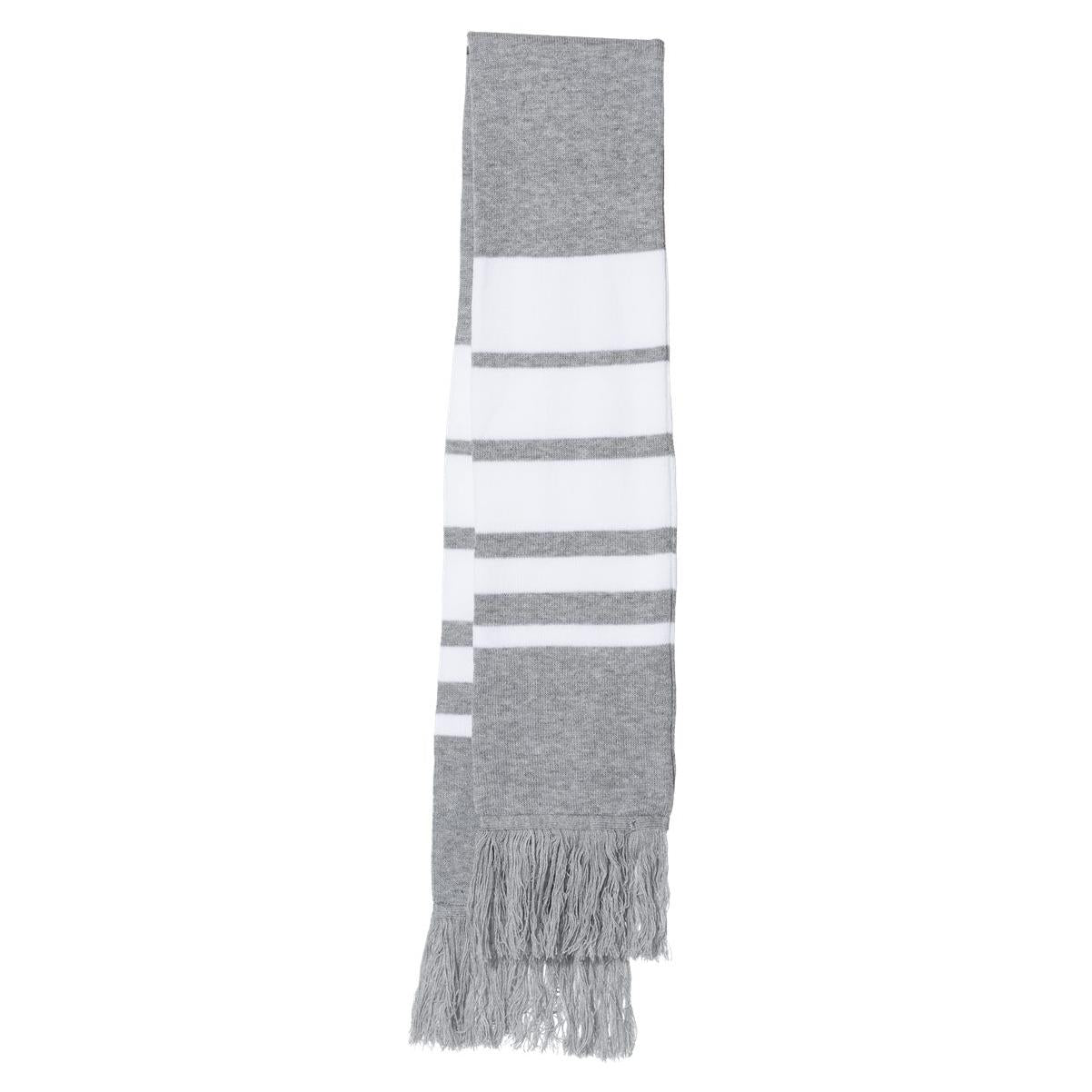 Black/Heather Grey Scarves - Sportsman - Cozy Knit
