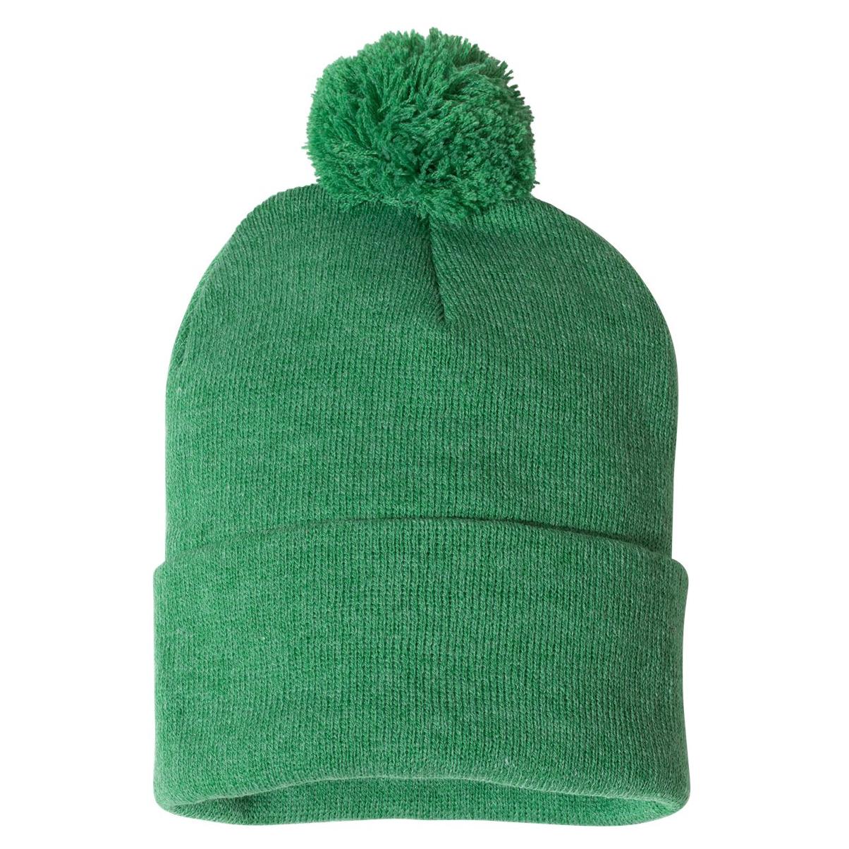 Black Beanies - Sportsman - Cozy Knit with Pom Pom