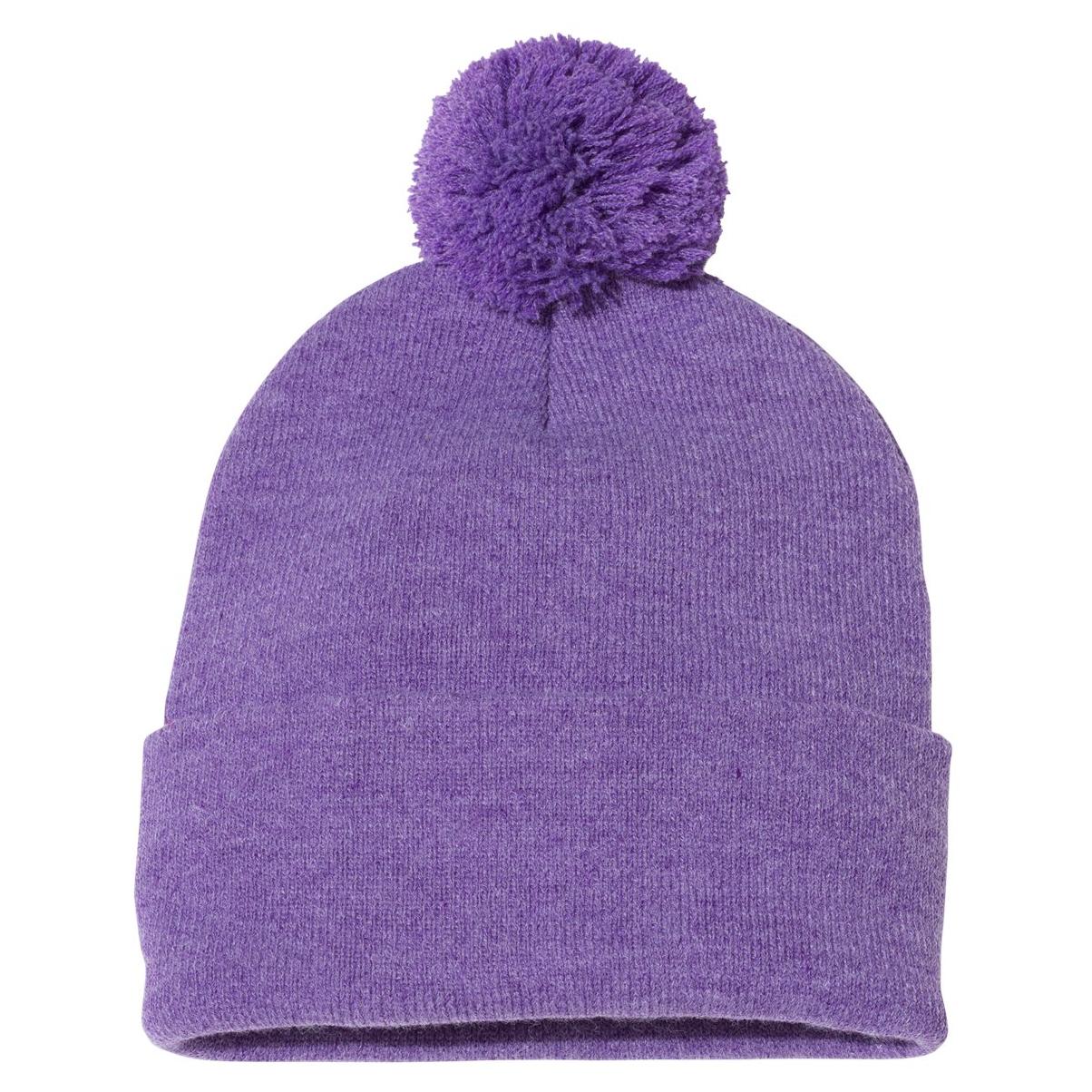 Black Beanies - Sportsman - Cozy Knit with Pom Pom