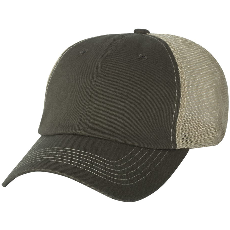 Grey/Black Ball Caps - Sportsman - Stylish Mesh Back