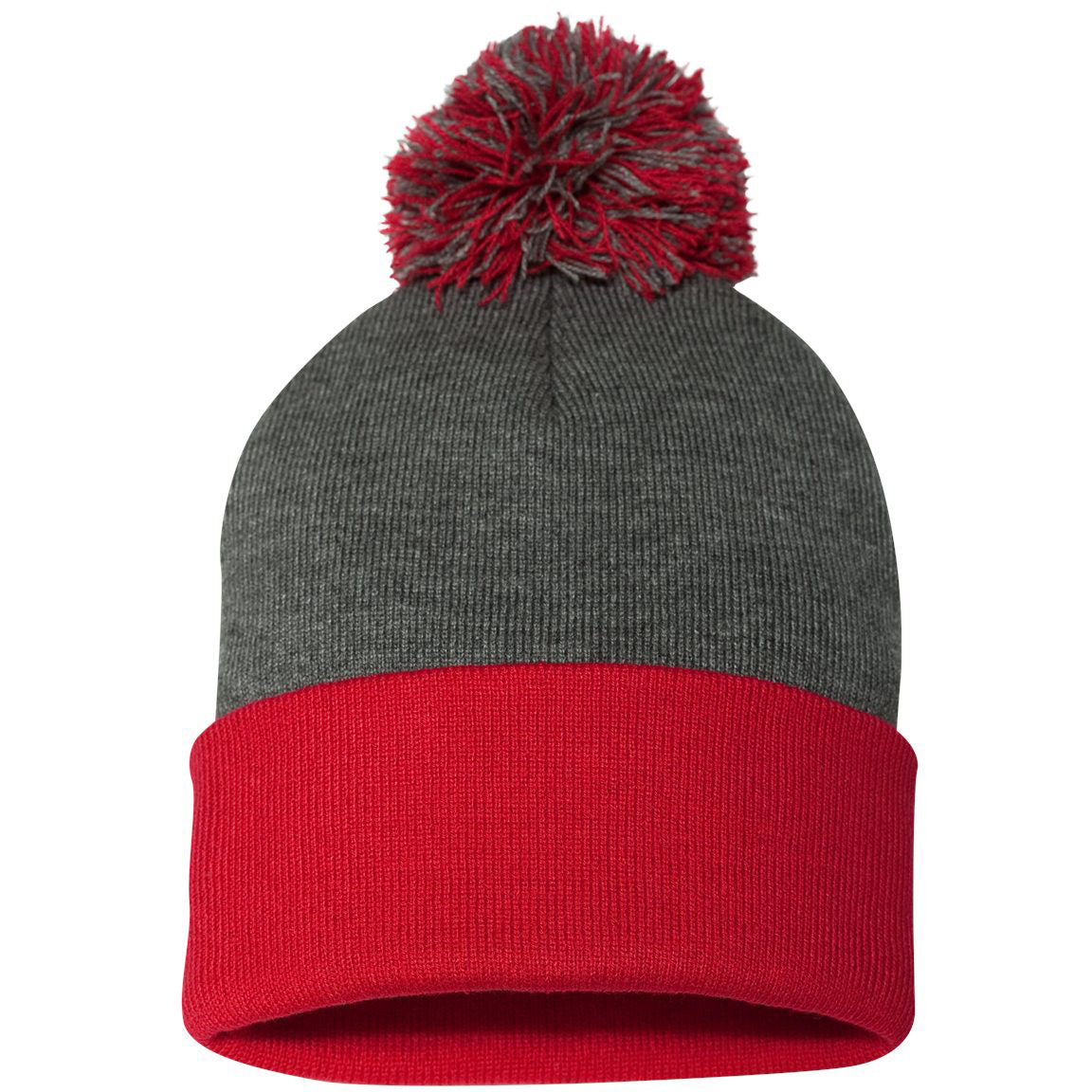 Black Beanies - Sportsman - Cozy Knit with Pom Pom