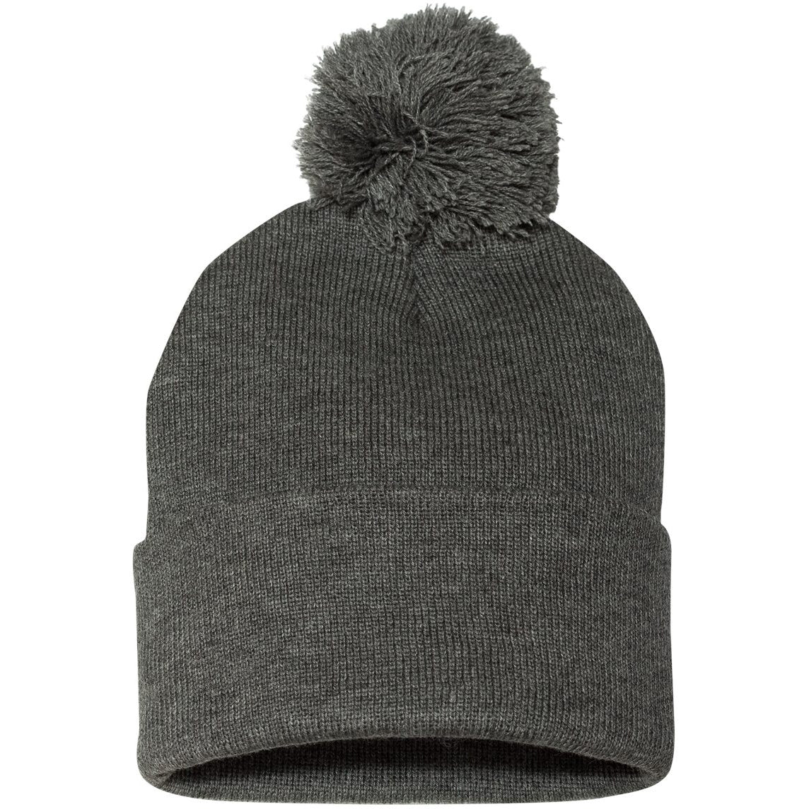 Black Beanies - Sportsman - Cozy Knit with Pom Pom
