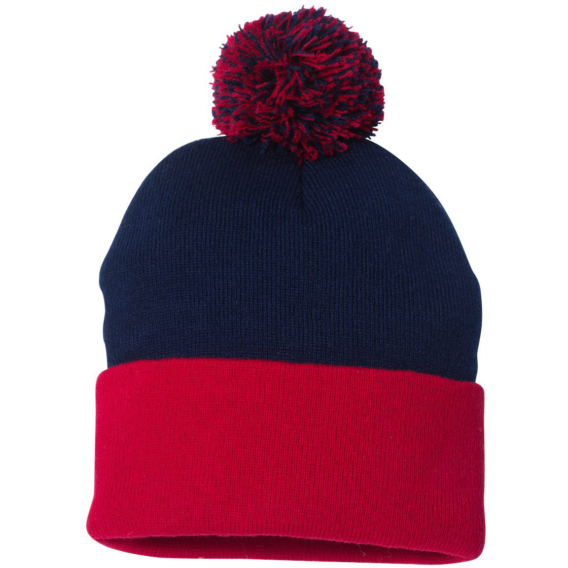 Black Beanies - Sportsman - Cozy Knit with Pom Pom