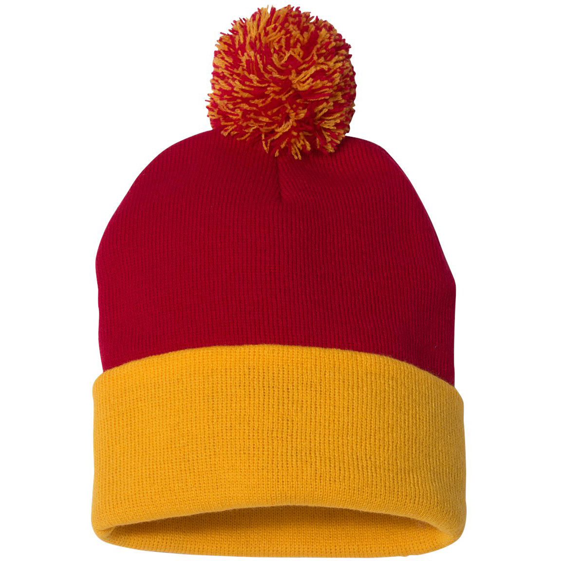 Black Beanies - Sportsman - Cozy Knit with Pom Pom