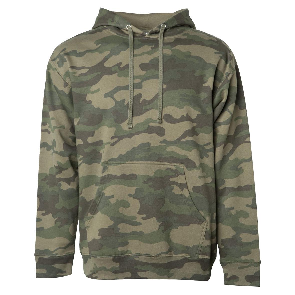 Black Camo Sweatshirts - Independent Trading Co. - Comfortable Fit
