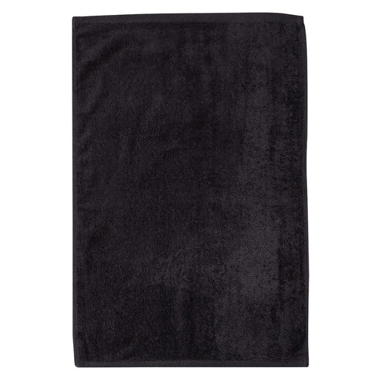 Black Hand Towels - Q-Tees - Deluxe Cotton Absorbent