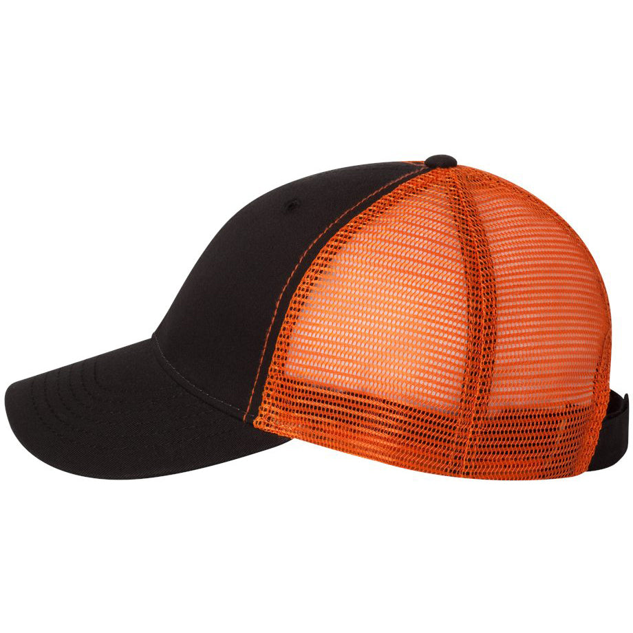 Black/Gold Ball Cap - Sportsman - Bio-Washed Twill