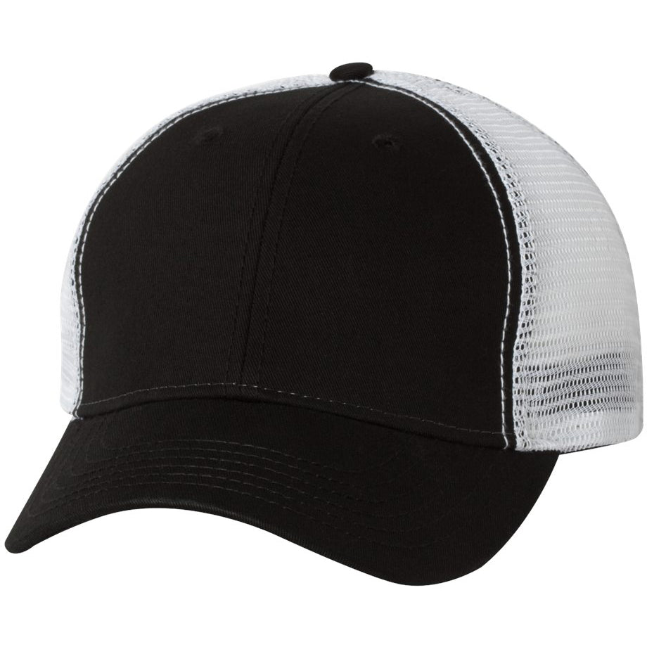 Black/Gold Ball Cap - Sportsman - Bio-Washed Twill