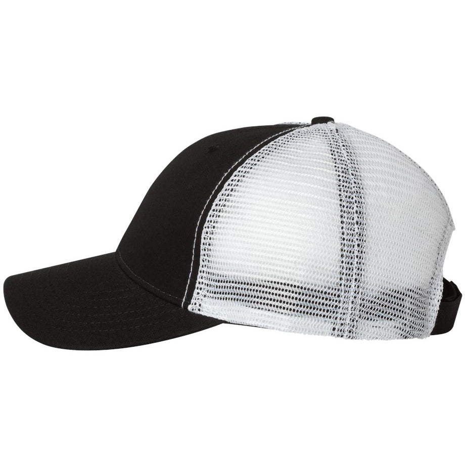 Black/Gold Ball Cap - Sportsman - Bio-Washed Twill