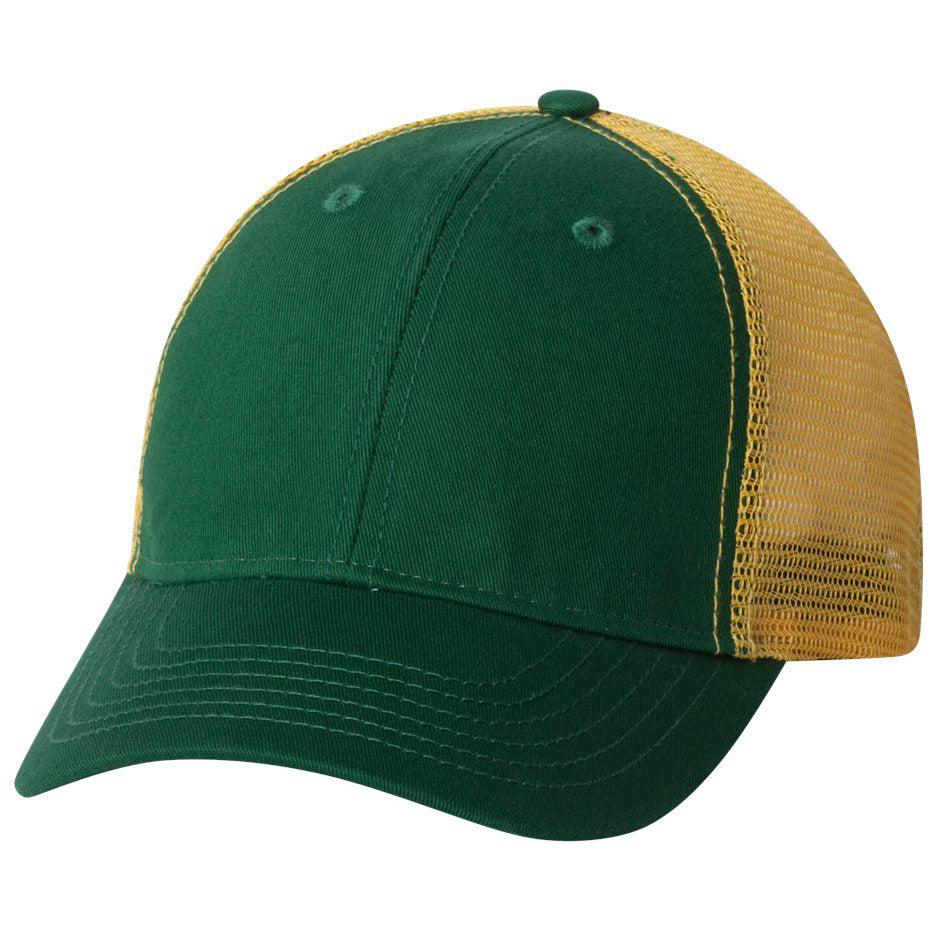 Black/Gold Ball Cap - Sportsman - Bio-Washed Twill