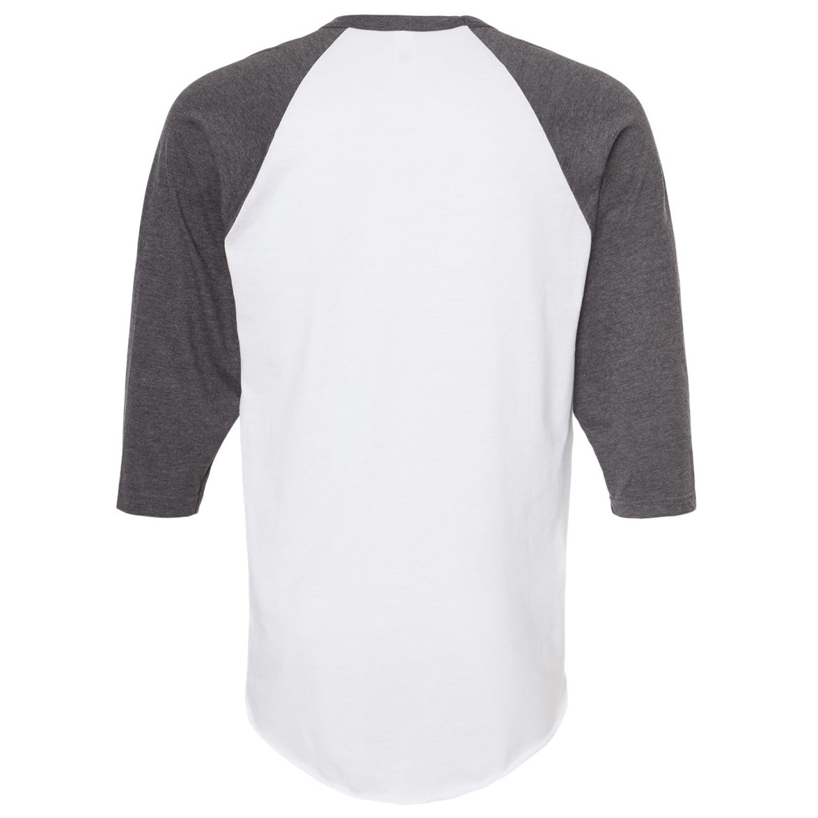 Black/Heather Charcoal T-Shirts - Tultex - Fine Jersey